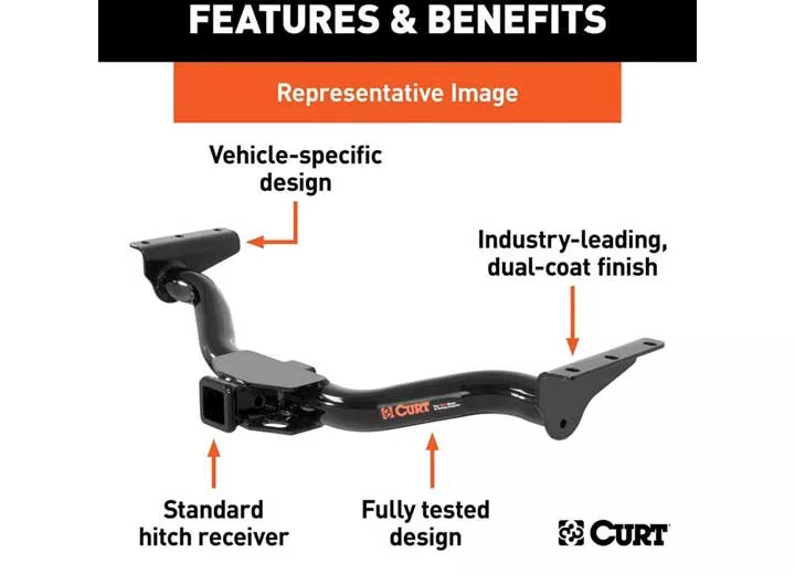 Curt Manufacturing 19-c infiniti qx50 class iii receiver hitch