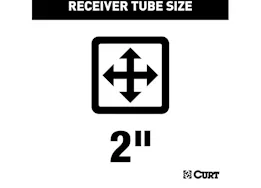 Curt Manufacturing 24-c kia ev9 class iii receiver hitch