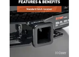 Curt Manufacturing 19-c volvo xc40/21-c xc40 recharge 600lb/4000lb concealed class iii receiver hitch