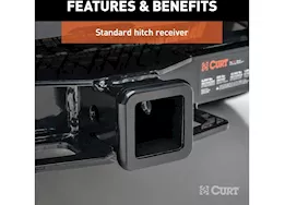 Curt Manufacturing 25-c bronco sport class iii 3500lb/525lb concealed main body receiver hitch