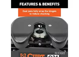 Curt Manufacturing (kit)q24 5th wheel hitch with gm puck system legs