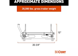 Curt Manufacturing S20 5th wheel slider unit 20,000lbs