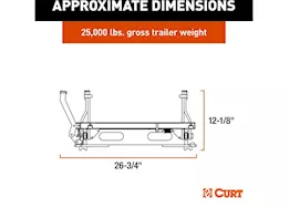 Curt Manufacturing S25 5th wheel slider unit 25,000lbs