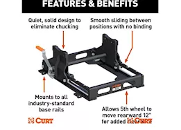 Curt Manufacturing S25 5th wheel slider unit 25,000lbs