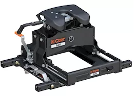 Curt Manufacturing A20 5th wheel hitch w/s20 slider & puck system adapter (kit-16027+16540+16564)