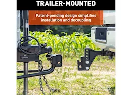 Curt Manufacturing Trutrack 2point 8-10k trailer-mounted weight distribution system w/sway control