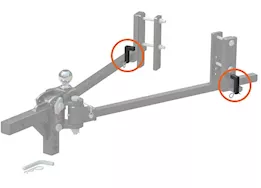 Curt Manufacturing Replacement trutrack weight distribution hitch heavy-duty l-pin & clip