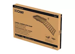 Curt Manufacturing 50in x 30 1/2in class iii aluminum cargo carrier w/ramp