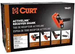 Curt Manufacturing Activelink 1 1/4in receiver shank