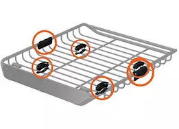 Curt Manufacturing Replacement rooftop tent mounting hardware