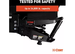 Curt Manufacturing Helux coil-spring 5th wheel pin box 4850lb pin weight 24000lb