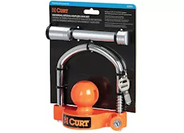 Curt Manufacturing Hitch & coupler lock set 2in/2-1/2in receivers 1-7/8in to 2-5/16in couplers