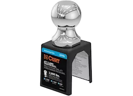 Curt Manufacturing 1-7/8 in atv tow ball - lawn tractor hitch ball 2,000lb chrome pkgd