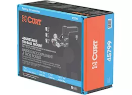 Curt Adjustable Tri-Ball Mount