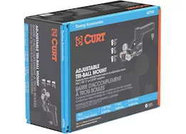 Curt Adjustable Tri-Ball Mount