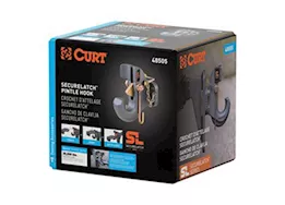 Curt Manufacturing Securelatch pintle hook (24,000lb, 2 1/2in or 3in lunette)