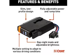 Curt Manufacturing Discovery next time-delay trailer brake controller (6 pack)