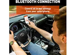 Curt Manufacturing Echo under-dash brake controller bluetooth smartphone connection