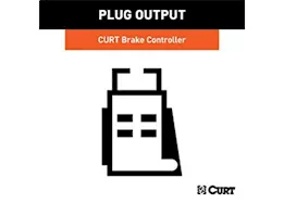 Curt Manufacturing 18-c expedition brake control harness w/quick plug