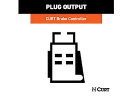 Curt Manufacturing 18-c wrangler jl/unlimited 4dr/20-c gladiator brake control harness w/quick plug