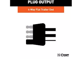Curt Manufacturing 23-c f250/f350 w/o led taillights custom towed -vehicle rv wiring harness