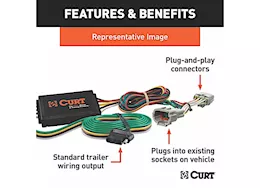 Curt Manufacturing 21-c venza t-connector w/tail light converter