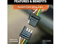 Curt Manufacturing 23-c solterra/toyota bz4x vehicle-to-trailer wiring harness