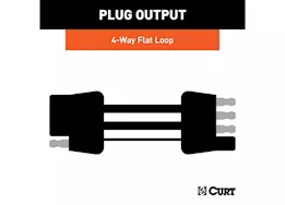 Curt Manufacturing 17-18 escape custom towed-vehicle rv wiring harness