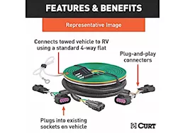 Curt Manufacturing 19-c ranger towed vehicle rv harness