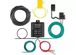 Curt Manufacturing Multi-function tail light converter w/pvm wiring kit(includes fuse&holder/connectors& ties)