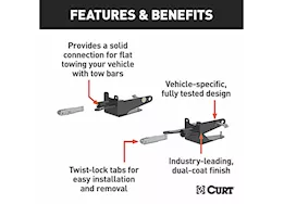 Curt Manufacturing 16-18 ram 1500/19-c ram classic custom tow bar base