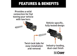 Curt Manufacturing 17-19 f250/f350 custom tow bar base