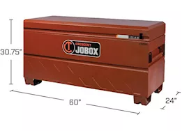 Delta / JOBOX Crescent jobox sitevault chest 60x24