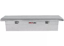 Jobox Single Lid Low-Profile Aluminum Crossover Tool Box - 71.125"L x 21"W x 15.125"H