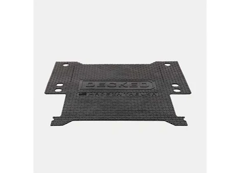 Decked LLC VY DRAWER SYSTEMS MIDSIZE LONG DURABLE RUBBER BATTLE MAT BLACK