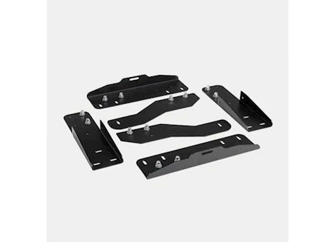 Decked LLC VY MIDSIZE DRAWER SYSTEMS CARGOGLIDE MOUNTING BRACKETS (BRACKETS & SPACERS) BLACK