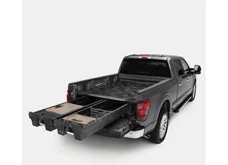 Decked LLC 19-C SILVERADO/SIERRA 1500 8FT BED STORAGE DRAWER SYSTEM BLACK