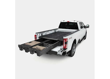 Decked LLC 99-16 F250/F350 SD 8FT BED STORAGE DRAWER SYSTEM BLACK
