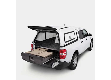 Decked LLC 22-C RIVIAN R1T/ MAVERICK 4.6FT BED DRAWER SYSTEM - BLACK