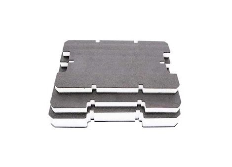 Decked LLC CUSTOMIZABLE FOAM INSERTS FOR D-BOX GREY