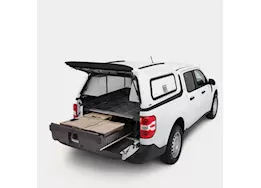 Decked LLC 22-c rivian r1t/ maverick 4.6ft bed drawer system - black