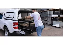Decked LLC 22-c rivian r1t/ maverick 4.6ft bed drawer system - black