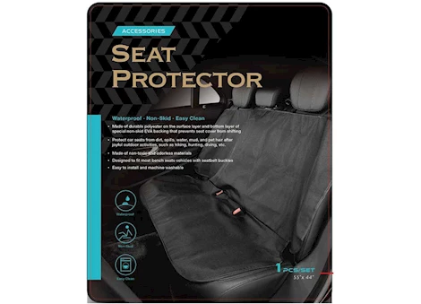 3D Mats 3D UNIVERSAL BENCH SEAT DEFENDER SIZE 22INWx22INH BLACK