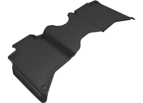 3D Mats 19-24 DODGE RAM 3500 CREW CAB BENCH SEATS KAGU FLOORLINER ROW 2 BLACK