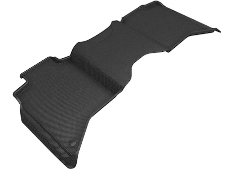3D Mats 19-24 RAM 3500 CREW CAB BUCKET SEATS KAGU FLOORLINER ROW 2 BLACK