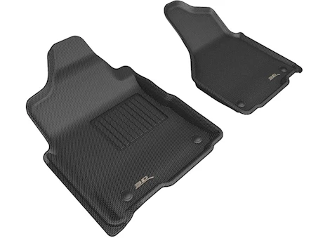 3D Mats 19-C RAM 2500 REGULAR CAB (VINYL FLOOR)KAGU FLOORLINER ROW 1 BLACK