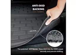 3-D Mats 18-c atlas kagu black behind 3rd row stowable cargo liner