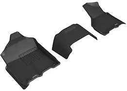 3D Mats 19-24 ram 2500 crew cab kagu floorliner row 1 black