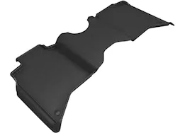 3D Mats 19-24 dodge ram 3500 crew cab bench seats kagu floorliner row 2 black