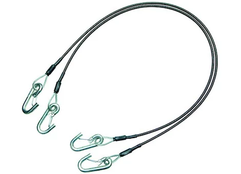 Demco SAFETY CABLE KIT STRAIGHT 54IN VINYL COVERED PAIR